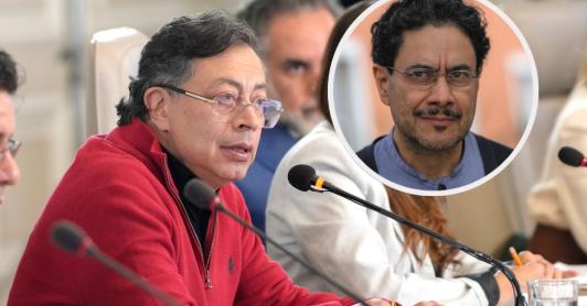 Petro sobre planes contra Iván Cepeda. / Fotos: Presidencia y AFP.