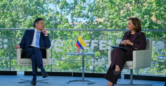 Presidente Petro en España: críticas a Trump y la ONU