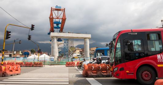 Trabajadores de la primera línea del Metro de Bogotá protestaron tras incumplimiento de pagos