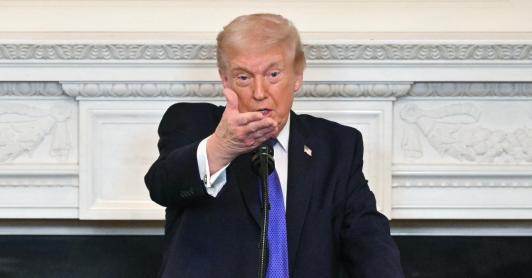 Desaprobación de Donald Trump. / Foto: AFP.