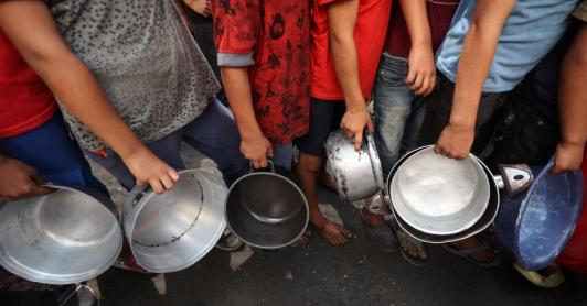 Día mundial en contra del hambre. / Foto: AFP.