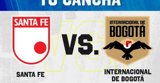 Santa Fe vs. Inter de Bogotá. 