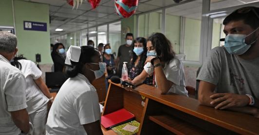 Ayuda humanitaria en Cuba. / Foto: AFP.