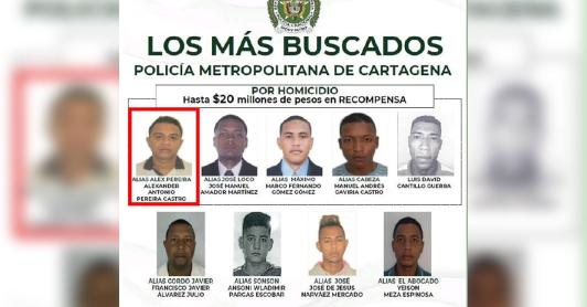Capturan a Álex Pereira, uno de los delincuentes más buscados