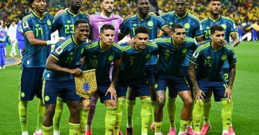 Selección Colombia en el Mundial. / Foto: AFP.