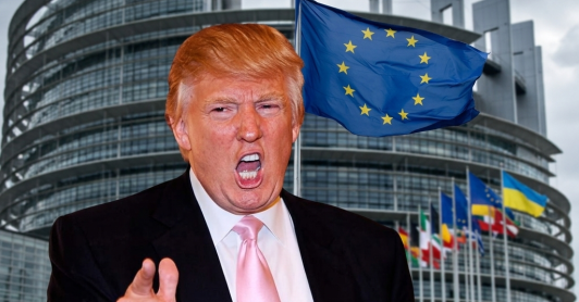 Amenaza de Trump a Europa: aranceles del 100% si activan impuestos digitales