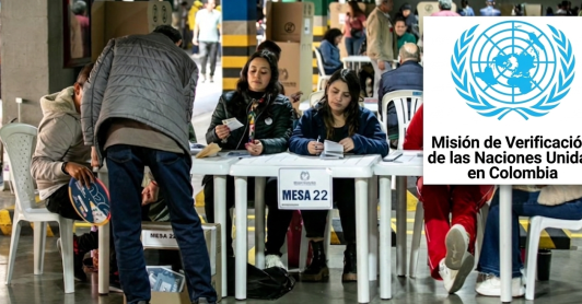 Misión de la ONU en Colombia destaca jornada electoral pacífica y pide una segunda vuelta sin violencia