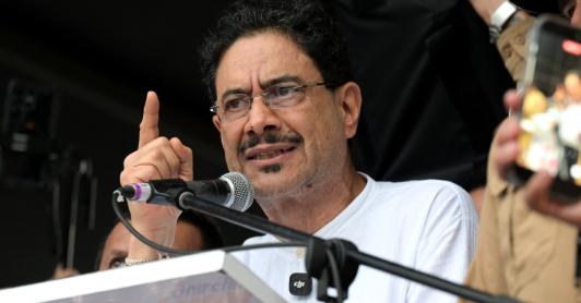 Iván Cepeda sobre el diálogo. / Foto: AFP.