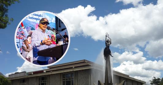 Petro sobre la UDEA. / Fotos: Presidencia y Creative Commons.