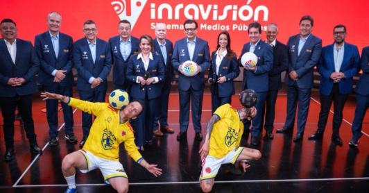 Radio Nacional en el Mundial. / Foto: Inravisión.