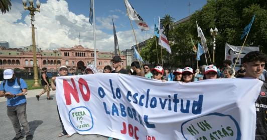 Derechos de trabajadores vulnerados. / Foto: AFP.