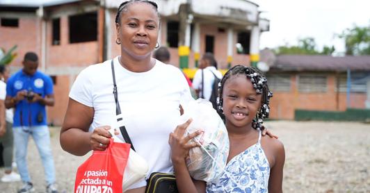 Programa de Alimentación Escolar: entregan canastas en Antioquia
