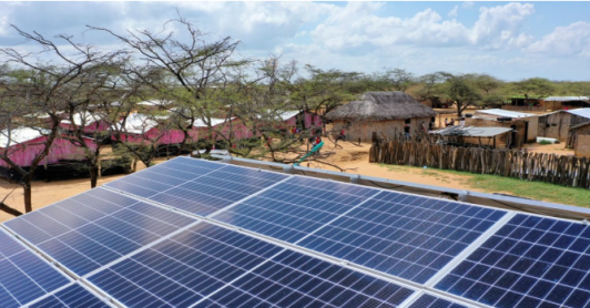parque solar instalado en La Guajira