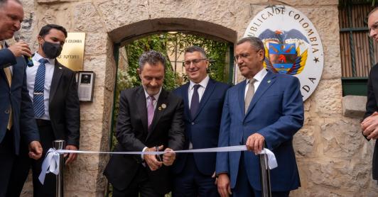 Colombia inaugura su Embajada en Jerusalén y reactiva la cooperación con Israel