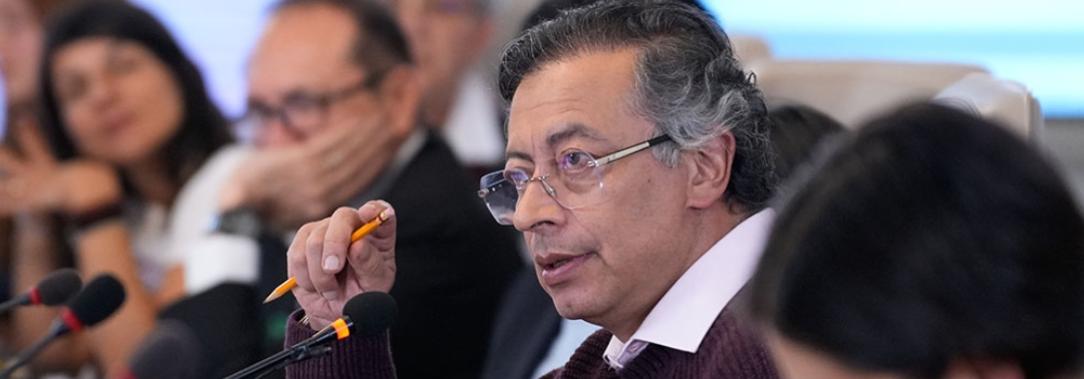 Presidente Petro en el Consejo. / Foto: Presidencia.