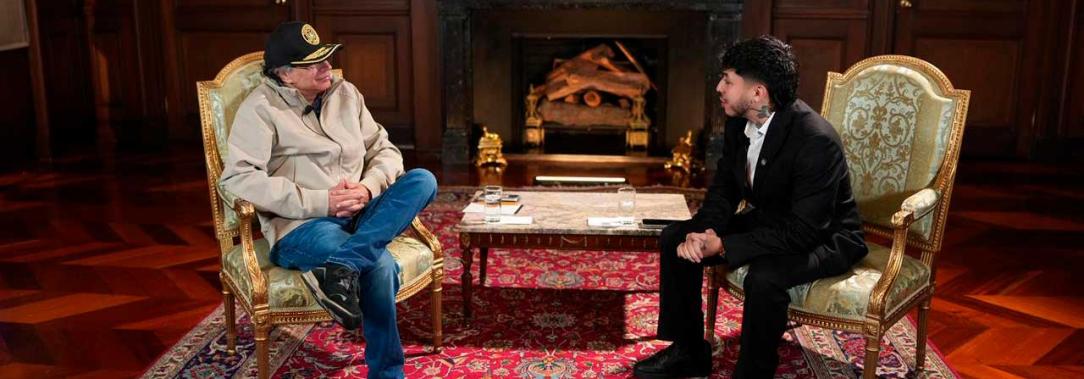 Petro con Westcol. / Foto: Presidencia.