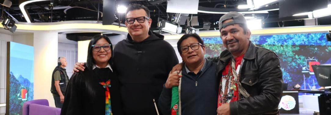 Reconocimiento a Hollman Morris e INRAVISIÓN. / Foto: Nairo Jacanamijoy.