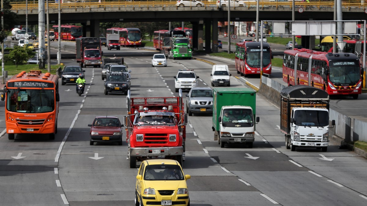 Autopista Norte en Bogotá