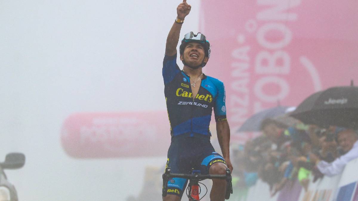 Vuelta a Colombia: Edgar Cadena ganó la etapa 7