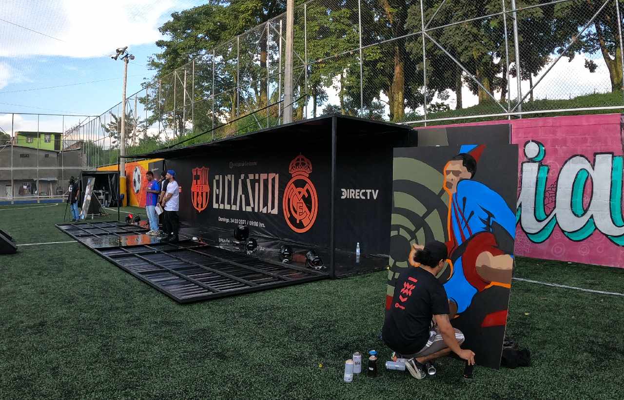 El Clásico español en la comuna 13 de Medellín