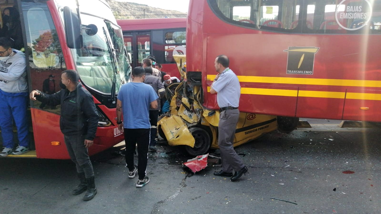 taxi accidente bogota